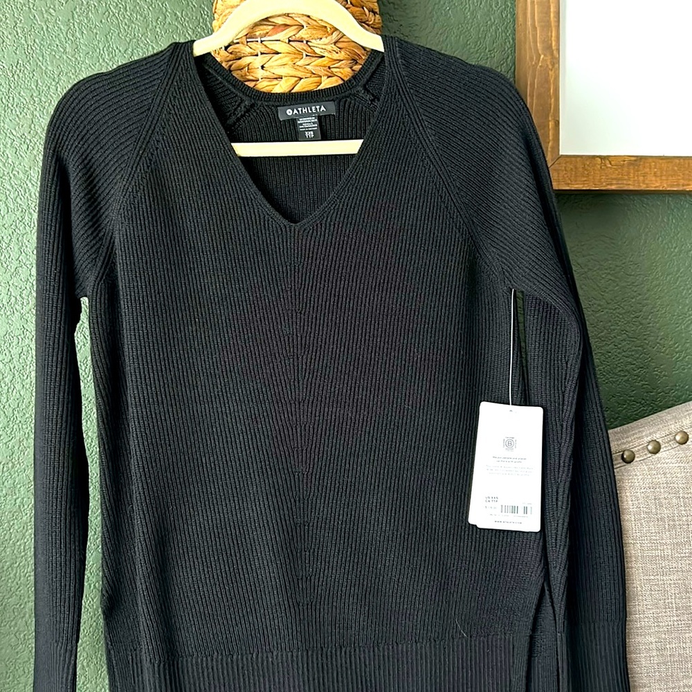 Athleta new black sweater